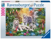 Die Familie der Weißen Tiger - Puzzle - 1000 Teile - 19947  4005556199471