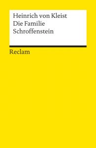 Die Familie Schroffenstein Kleist, Heinrich von 9783150017685
