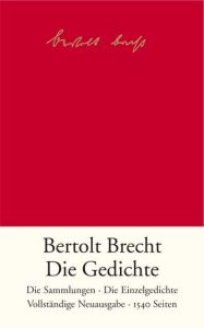 Die Gedichte Brecht, Bertolt 9783518419403