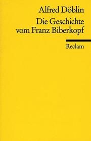 Die Geschichte vom Franz Biberkopf Döblin, Alfred 9783150098103