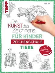 Die Kunst des Zeichnens für Kinder Zeichenschule - Tiere Keck, Gecko 9783735890061
