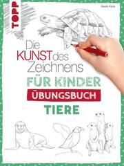 Die Kunst des Zeichnens für Kinder Übungsbuch - Tiere Keck, Gecko 9783735890078