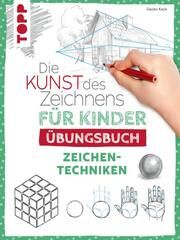 Die Kunst des Zeichnens für Kinder Übungsbuch - Zeichentechniken Keck, Gecko 9783735891327