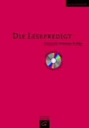 Die Lesepredigt 2007/2008 Friedrich-O Scharbau 9783579031637