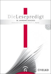 Die Lesepredigt 2024/2025 Stephan Schaede 9783579067940