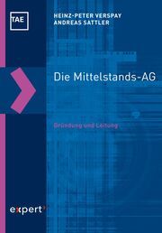 Die Mittelstands-AG Verspay, Heinz-Peter/Sattler, Andreas 9783816934134