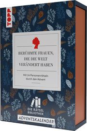 Die Rätselbibliothek. Adventskalender - Berühmte Frauen, die die Welt verändert haben Heine, Stefan 9783735851956