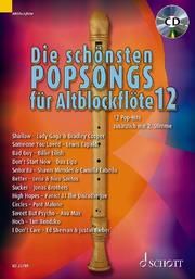 Die schönsten Popsongs für Alt-Blockflöte 12  9783795712242