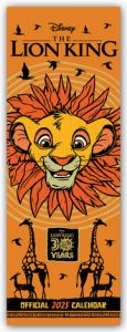 Disney - The Lion King - Der König der Löwen 2025 - Slimline-Kalender  9781835271490
