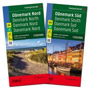 Dänemark, Straßenkarten-Set 1:150.000, freytag & berndt Freytag-Berndt und Artaria KG 9783707916560