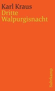 Dritte Walpurgisnacht Kraus, Karl 9783518378229