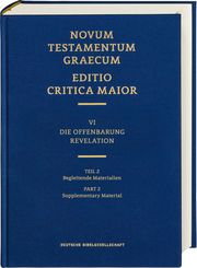 ECM VI/2. Offenbarung. Begleitende Materialien Institut für Neutestamentliche Textforschung Münster/Martin Karrer 9783438056207