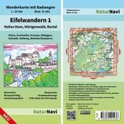 Eifelwandern 1 - Hohes Venn, Hürtgenwald, Rurtal NaturNavi 9783960991236