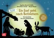Ein Esel geht nach Bethlehem - Eine Geschichte für unser Schattentheater Albrecht-Schaffer, Angelika/Scheidl, Gerda Marie 4260694921784