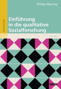 Einführung in die qualitative Sozialforschung Mayring, Philipp 9783407257345