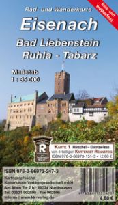 Eisenach - Bad Liebenstein - Ruhla - Tabarz KKV Kartographische Kommunale Verlagsgesellschaft mbH 9783869732473