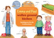 Emma und Paul wollen gesund bleiben. Erzählschienen-Figurenset Lehner, Monika 4260179517495