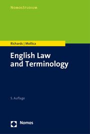 English Law and Terminology Richards, Claudina (Prof.)/Mollica, Viviana (Dr.) 9783848778980