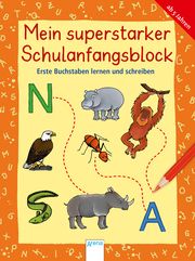 Erste Buchstaben lernen und schreiben Krapp, Christiane/Hoffmann, Ina/Seeberg, Helen 9783401717104