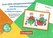 Erste-Hilfe-Alltagskommunikation zum Deutschlernen: Den Kita-Tag mit Bildkarten begleiten  9783834651471