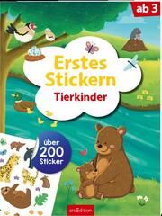 Erstes Stickern - Tierkinder Sarah Dietz 9783845853635