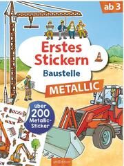 Erstes Stickern Metallic - Baustelle Sebastian Coenen 9783845848808