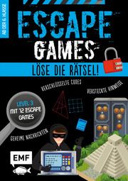 Escape Games Level 3 (blau) - Löse die Rätsel! - 11 Escape Games ab der 6. Klasse Durand, Arnaud/Durand, Julien 9783745903645