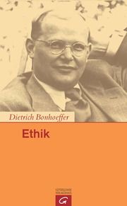 Ethik Bonhoeffer, Dietrich 9783579071329