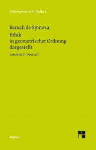 Ethik in geometrischer Ordnung dargestellt Spinoza, Baruch de 9783787327959