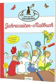 Etwas von den Wurzelkindern: Jahreszeiten-Malbuch Sibylle von Olfers/Birgit Heil 9783480238972