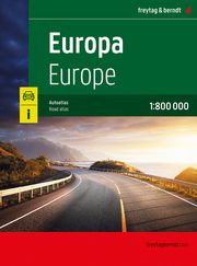 Europa, Autoatlas 1:800.000, freytag & berndt freytag &amp; berndt 9783707923766