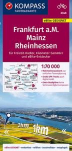 Fahrradkarte 3348 Frankfurt a.M., Mainz, Rheinhessen 1:70.000  9783990448052