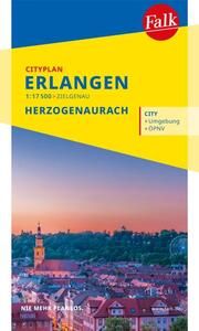 Falk Cityplan Erlangen 1:17.500  9783827901309