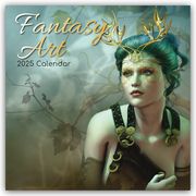Fantasy Art - Fantasy Kunst 2025 - 16-Monatskalender  9781835360422
