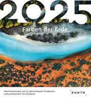 Farben der Erde - KUNTH Postkartenkalender 2025  9783965913882