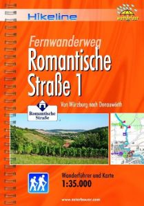 Fernwanderweg Romantische Straße 1 Esterbauer Verlag 9783850005241