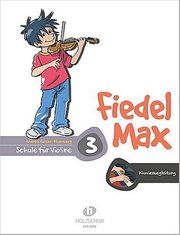 Fiedel-Max 3 Violine - Klavierbegleitung Holzer-Rhomberg, Andrea 9783920470498