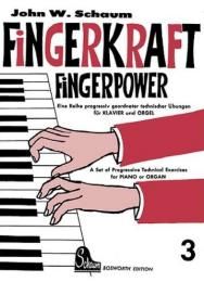 Fingerkraft/Fingerpower 3 Schaum, John W 9783920127552