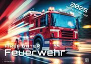 FIREFIGHTER - Retter in der Not - Feuerwehr - 2025 - Kalender DIN A2  9783986733988