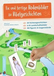 Fix und fertige Bodenbilder zu Bibelgeschichten Kurt, Aline 9783834660589