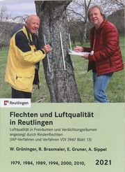 Flechten und Luftqualität in Reutlingen 2021 Grüninger, Werner (Prof. Dr.)/Braxmaier, Reinhard/Gruner, Eberhard u a 9783965551237