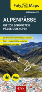 FolyMaps Alpenpässe Spezialkarte Bikerbetten - TVV Touristik Verlag GmbH/TVV Touristik Verlag GmbH 9783937063652