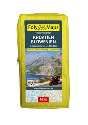 FolyMaps Motorradkarten Kroatien Slowenien  9783965990302