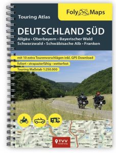 FolyMaps Touringatlas Deutschland Süd TVV Touristik Verlag GmbH 9783937063577