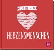 Für meinen Herzensmenschen - Minibuch Groh Verlag 9783848502912