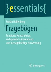 Fragebögen Hollenberg, Stefan (Prof. Dr.) 9783658129668