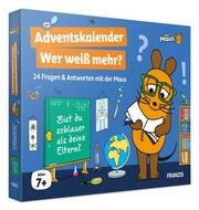 FRANZIS 67216 - Die Maus Adventskalender Wer weiß mehr?  4019631672162