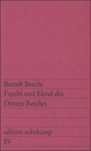 Furcht und Elend des Dritten Reiches Brecht, Bertolt 9783518103920