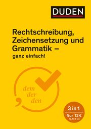 Ganz einfach! - Rechtschreibung, Zeichensetzung und Grammatik Stang, Christian/Geipel, Maria 9783411743476