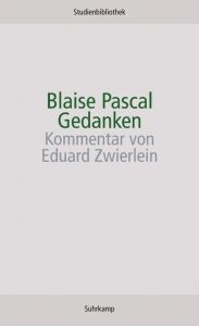 Gedanken Pascal, Blaise 9783518270202